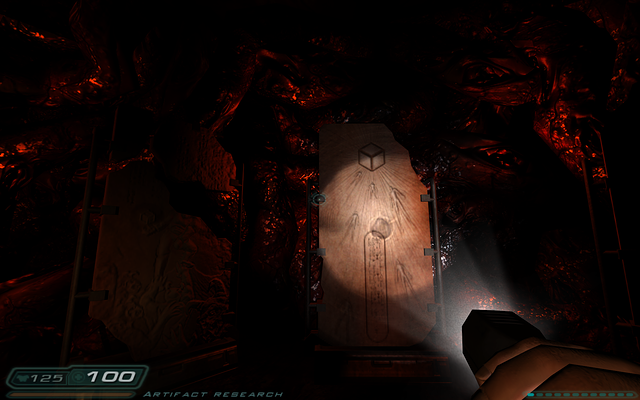 The Soul Cube on a tablet