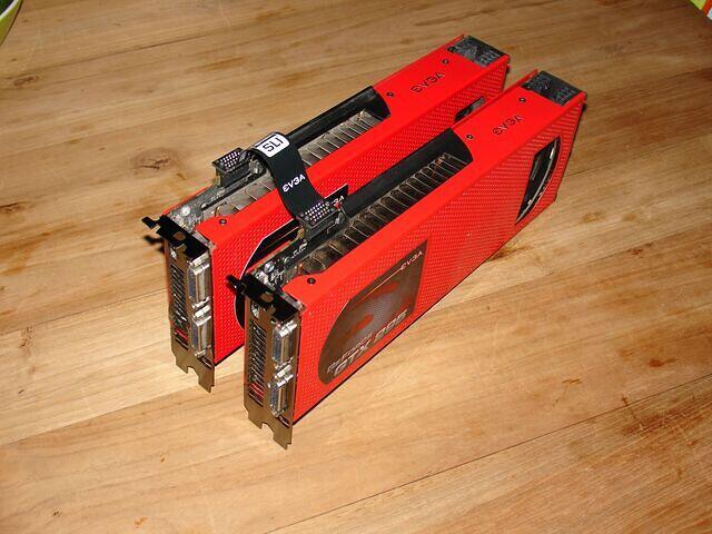 EVGA GTX 295 RE Quad SLI Headshot