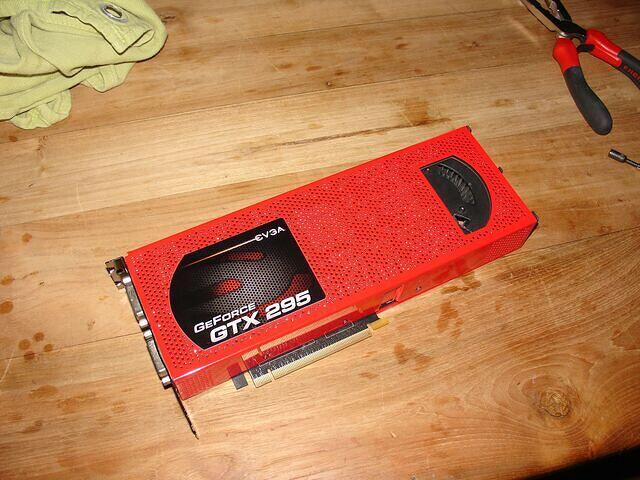 GTX 295 RE Main card done top