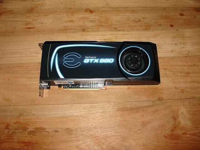 EVGA GeForce GTX 580 Super Clocked Edition PCI-E 1536MB 384Bit GDDR5 Rev.A1 4910 top