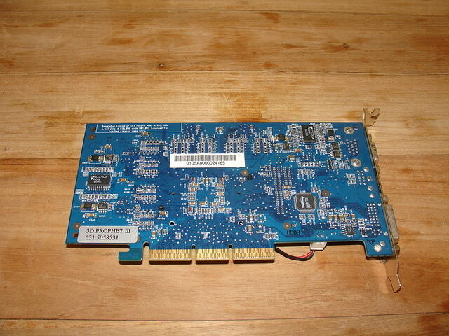 Hercules 3D Prophet III AGP 64MB 128 Bit DDR Rev.A 0108 rear