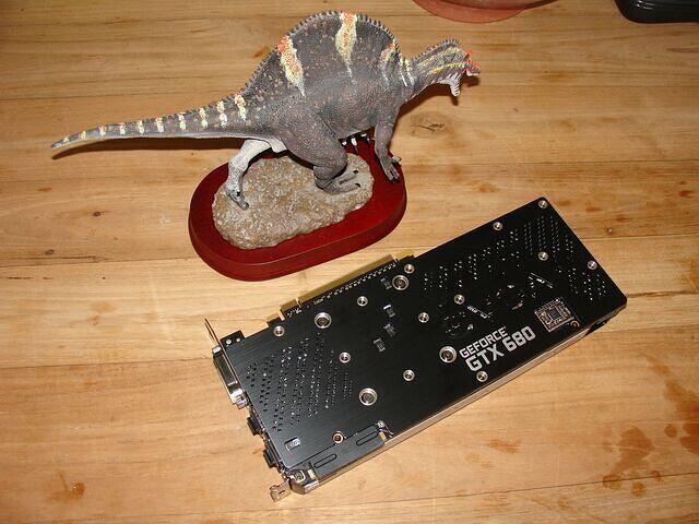 Spinosaurus agypticus & Graphics Kepler 104-375-A2 rear