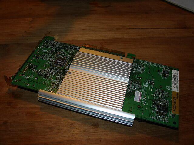 Leadtek GF4 Ti 4600 HSF closeup rear