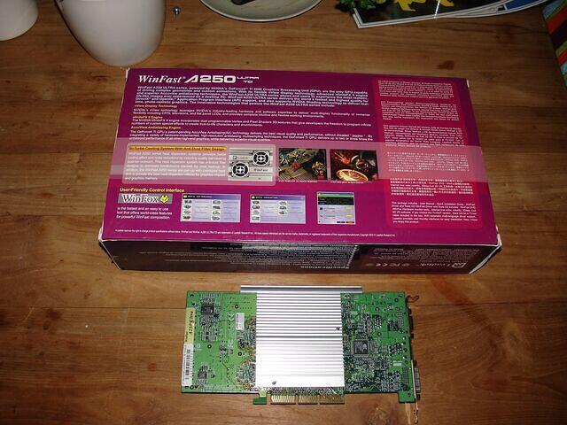 Leadtek GF4 Ti 4600 + box rear