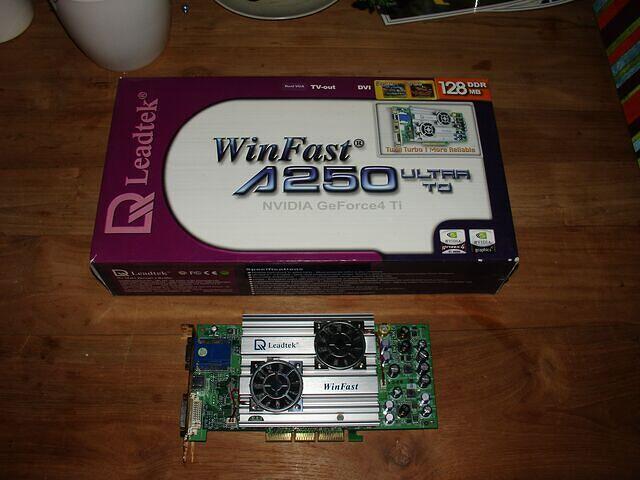 Leadtek GF4 Ti 4600 + box top