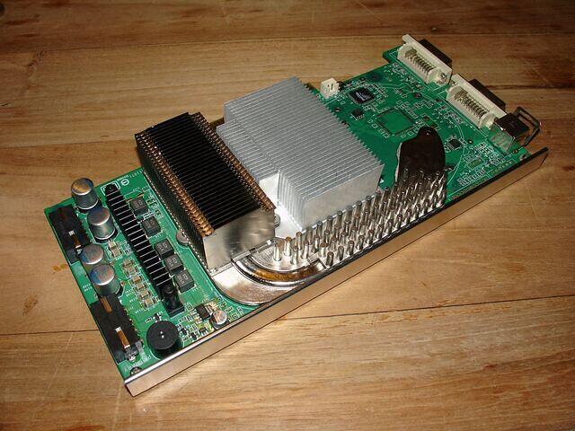 XFX 6800U AGP all heatsinks + PCB support  brace mounted b