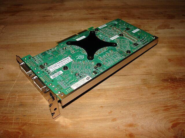 XFX 6800U AGP rear metal side brace b