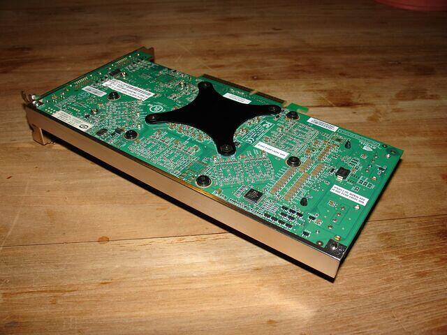 XFX 6800U AGP rear metal side brace