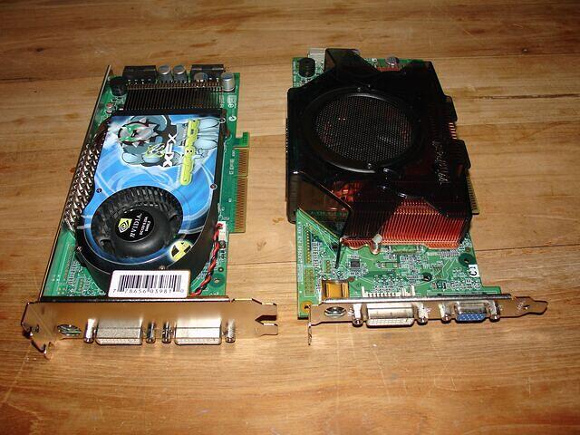 Leadtek 6800 GT AGP & XFX 6800 Ultra AGP backplates