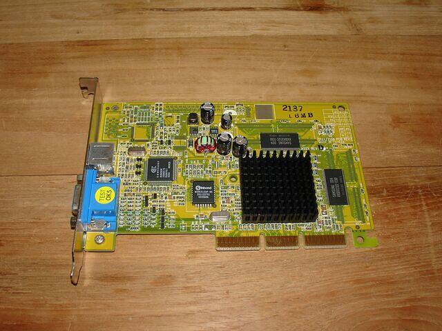 Leadtek WinFast TNT2 M64 AGP 16MB 64Bit SDR Rev.A 0038 top