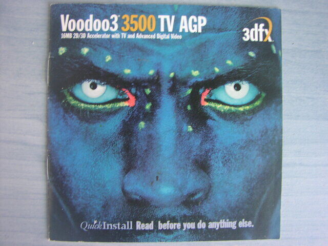 Quick Install Guide -Voodoo 3 3500 TV