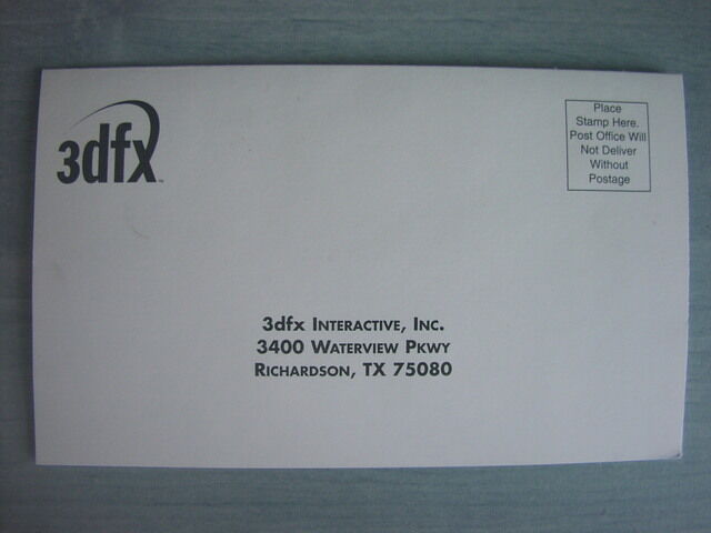 Mail for 3dfx
